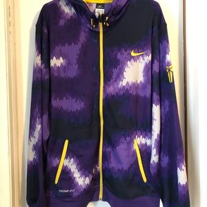 MENS purple Kobe Jacket prime mamba zip up